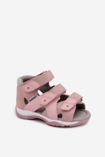 Bartek 84405-85 glanzende sandalen voor meisjes in roze