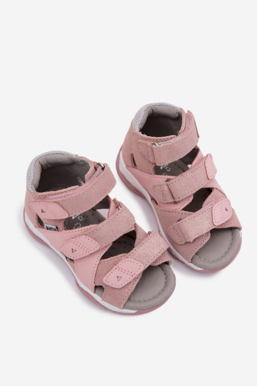 Dames sandalen voor kinderen Glitters Bartek 84405-85 roze