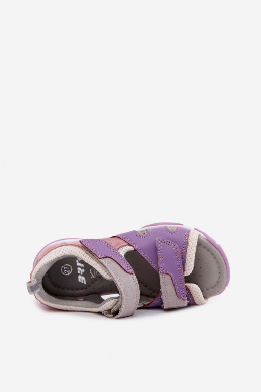 sandalen voor kinderen Leer Bartek 84413-85 Paars