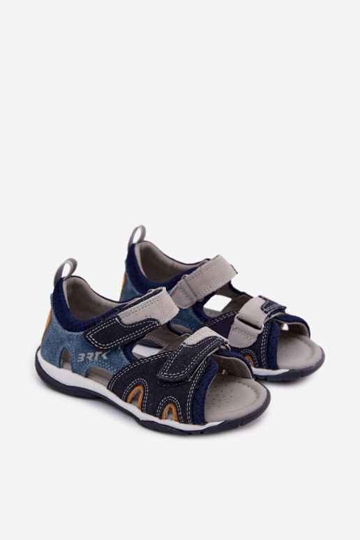 Sandalen für Jungs Haut Bartek 84413-68 Dunkelblau