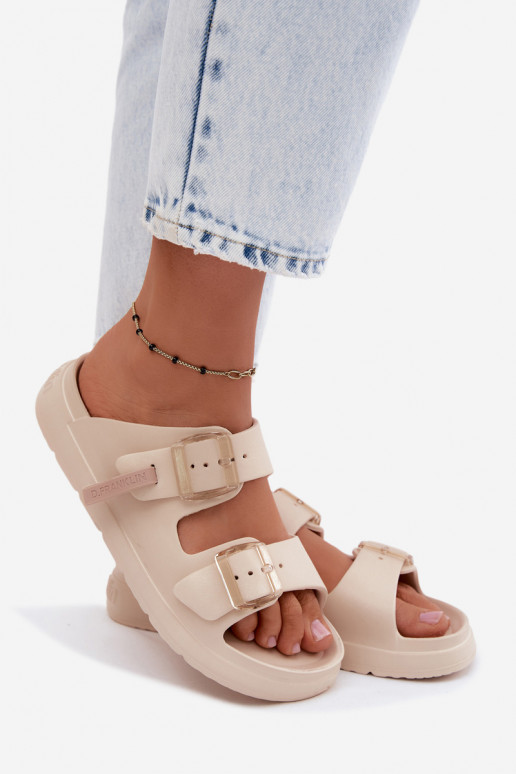 Mules légères pour femmes D.Franklin DFSH413003 couleur sable
