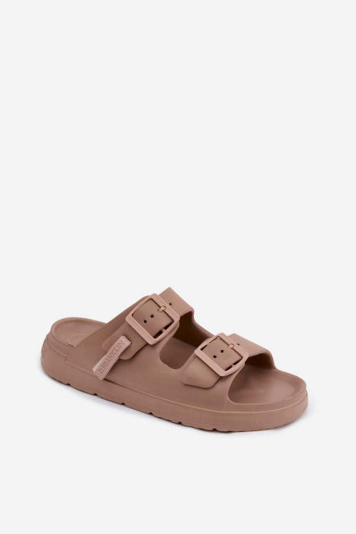 Pantoufles légères Pantoufles pour femmes avec boucles D.Franklin DFSH413004 beige
