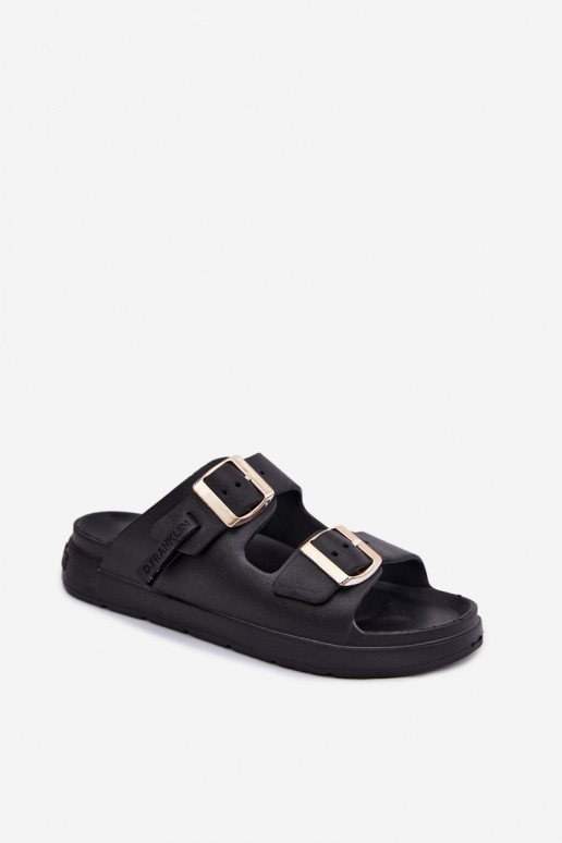 Mules légères pour femmes D.Franklin DFSH413001 en noir