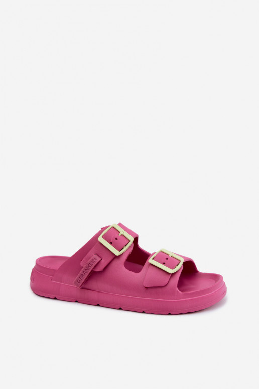 Pantoufles légères Pantoufles pour femmes avec boucles D.Franklin DFSH413005 couleur rose
