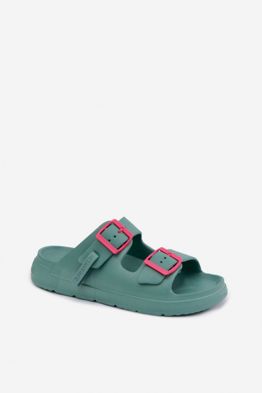 Leichte Damenschuhe mit Schnallen D.Franklin DFSH413005 blau