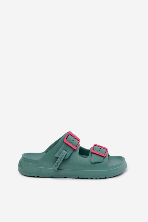 Leichte Damenschuhe mit Schnallen D.Franklin DFSH413005 blau