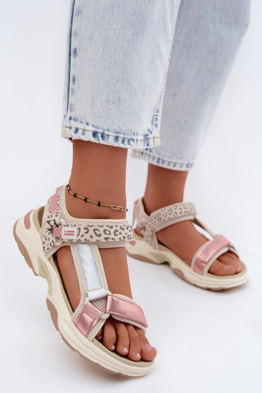 Damensandalen Haut D.Franklin DFSH406006 pinke Farbe