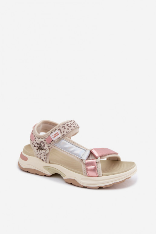 Sandales pour femmes Peau D.Franklin DFSH406006 couleur rose