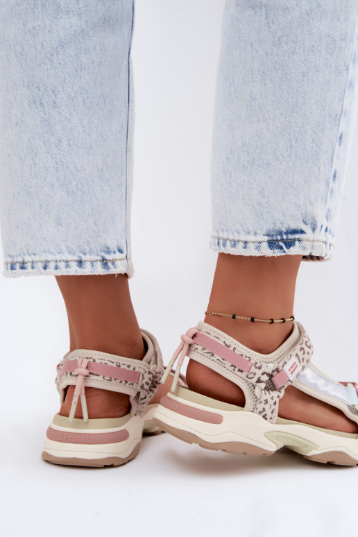 Dames sandalen Leer D.Franklin DFSH406006 roze