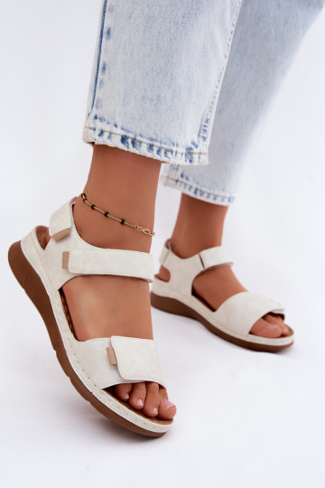 Sandales à plateforme pour femmes couleur blanche Linora 2