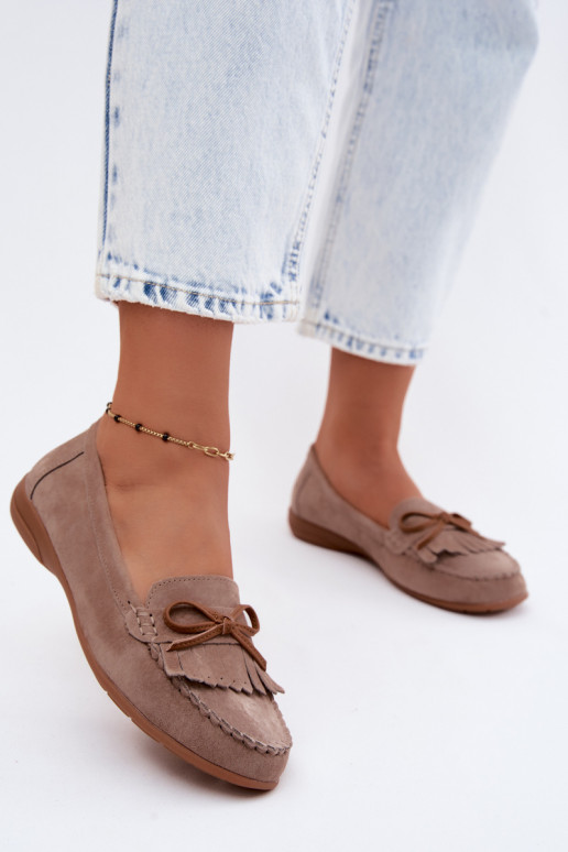 mocassins pour femmesActivéturalnego en daimu beige Vantae