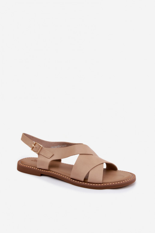 Sandalen voor dames beige Blinga