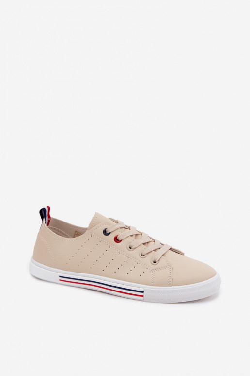 vrijetijdsschoenen Sneakers DamesImitacji Skóry beige Tulum