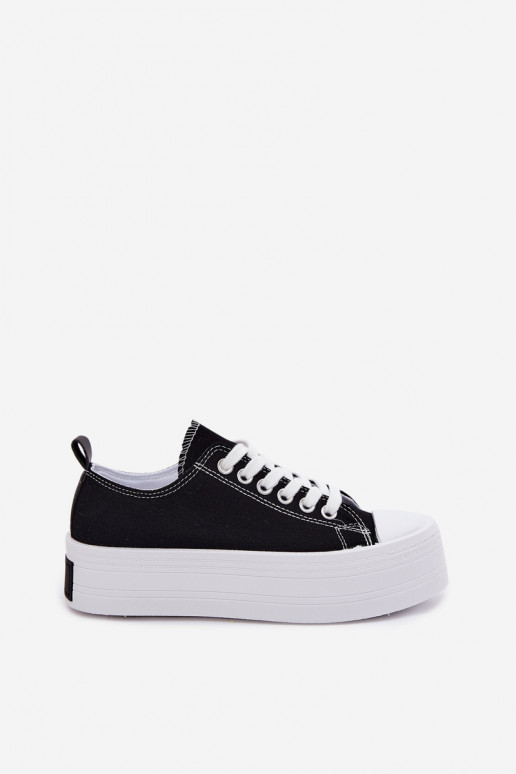 Chaussures de loisirs avec une plateforme couleur noire Amalfi