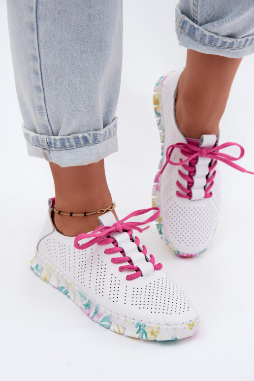 Leer schoenen Dames met veters Initte kleur Cadiz