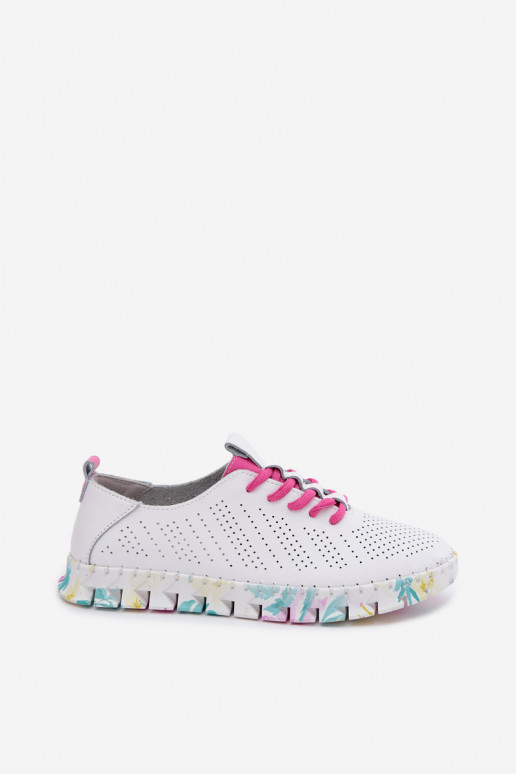 Leer schoenen Dames met veters Initte kleur Cadiz