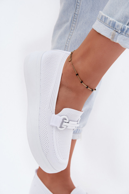 materiaal schoenen Dames met platform met ornamenten Initte kleur Freshy