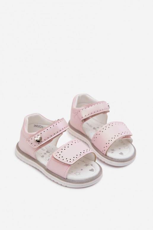 Kindersandalen in Rosa Lemony