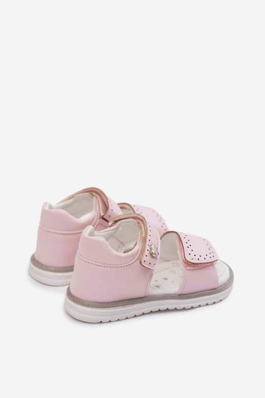 Kindersandalen für Kinder pinke Farbe Lemony