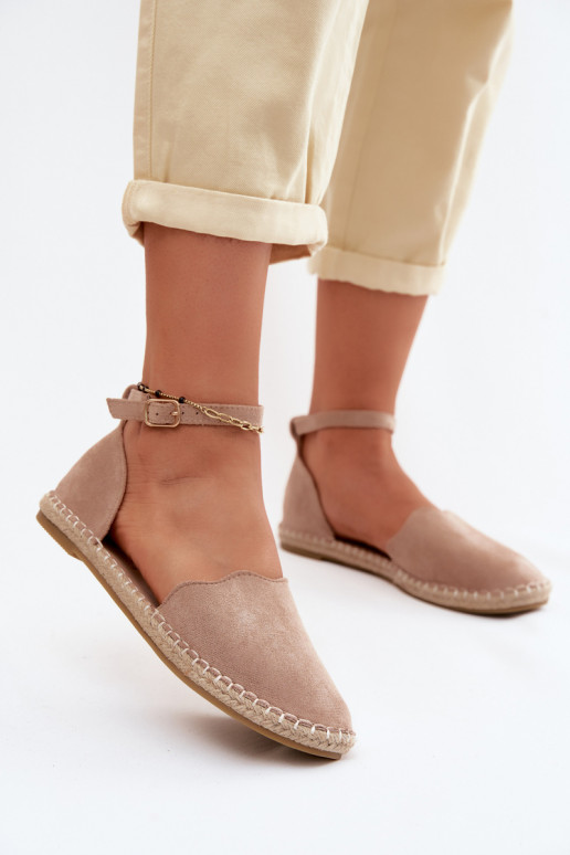 EspadrillesImitacji en daimu Vinceza 23-34594 beige
