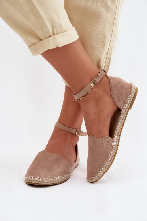 EspadrillesImitacji van suèdeu Vinceza 23-34594 beige