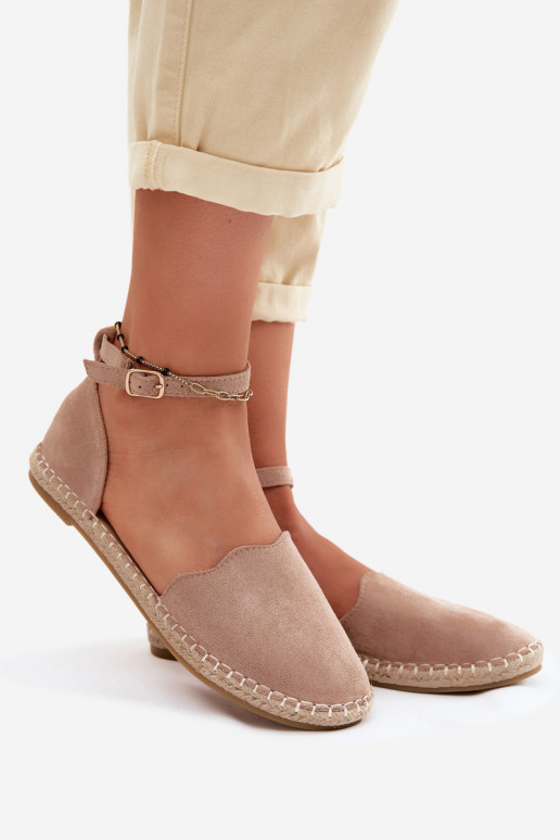 EspadrillesImitacji van suèdeu Vinceza 23-34594 beige