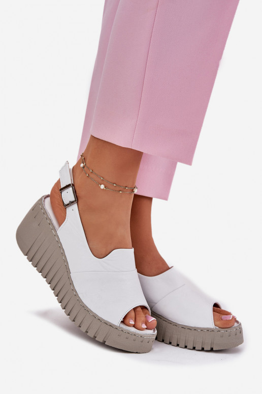Dames sandalenOpturalnej Skóry met platform Artiker 54C0786 Initte kleur