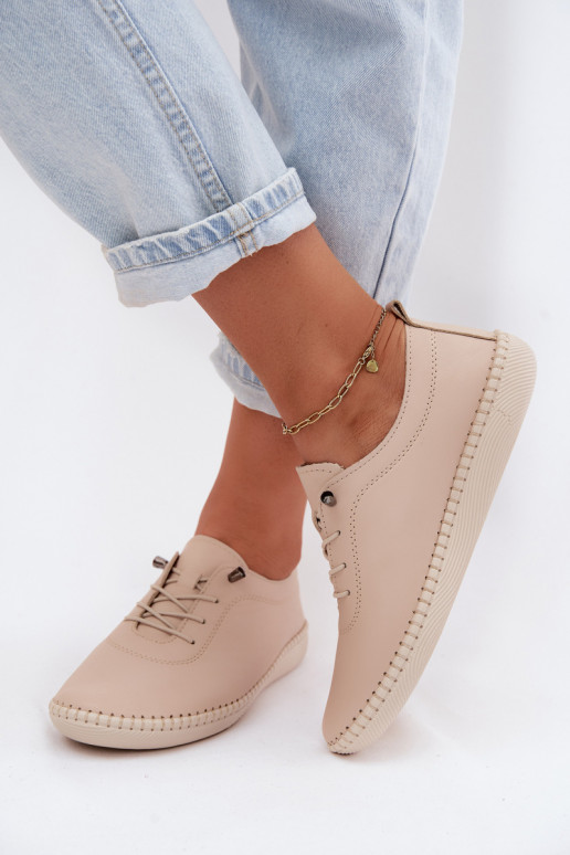 Peau chaussures Féminin Artiker 58C3070 beige