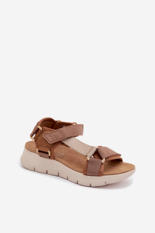 Sandales femmes brunes de style sportif Artiker 58C1231