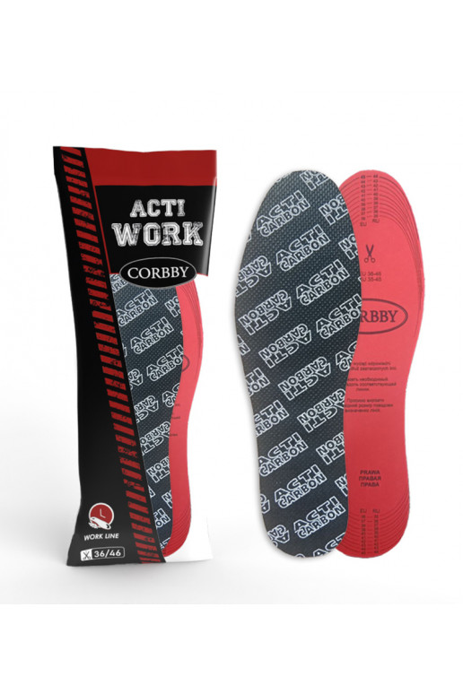 CORBBY ACTI INSOLE Einlegesohlen mit aktivierter Kohle 36-46