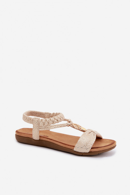 Sandalen voor dames Artiker 58C0628 gouden kleur