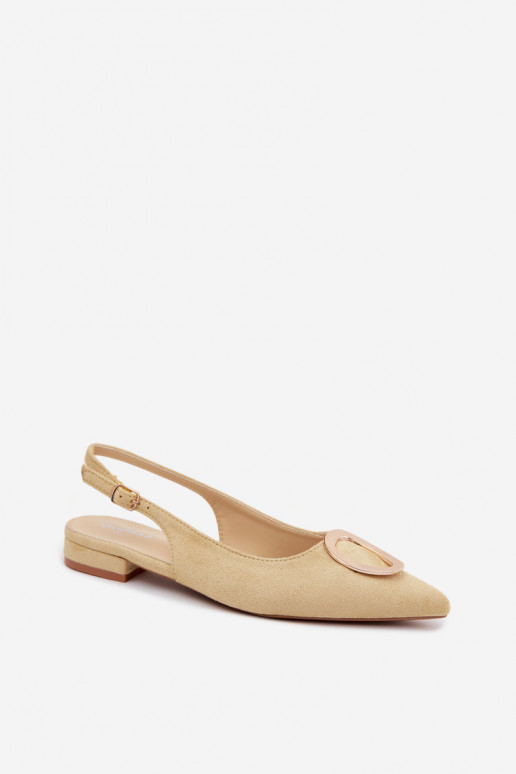 Damen Sandalen mit breitem Absatz und Ornamenten in gelber Farbe von Sparkle
