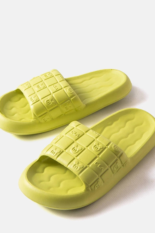 Groene zwembadslippers Janina