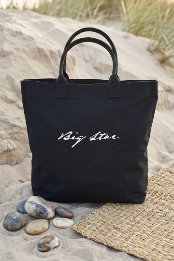 Stoffhandtasche/Shopping-Tasche Big Star RR574239 schwarz
