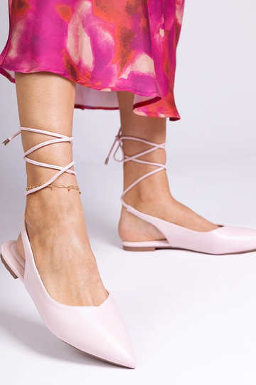 Mules roses en simili cuir Terry 2