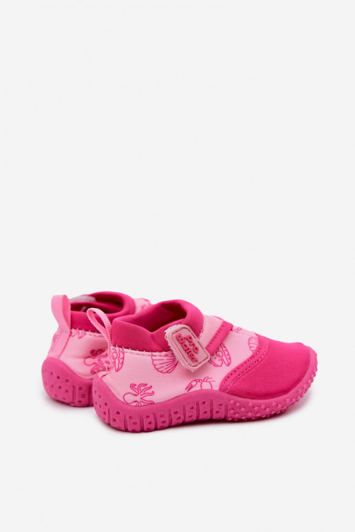 Rosa Kinderschuhe mit klebenden Verschlüssen PROINATER PRO-26-48-101B