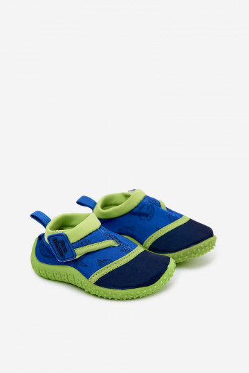 Chaussures pour enfants vertes avec fermetures adhésives PROINATER PRO-26-48-100B