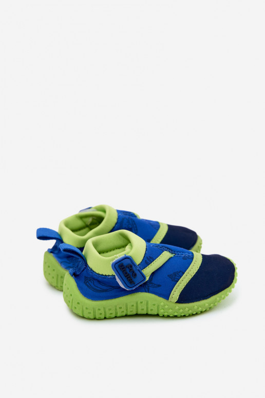 Groene kinderschoenen met plakkende sluitingen PROINATER PRO-26-48-100B