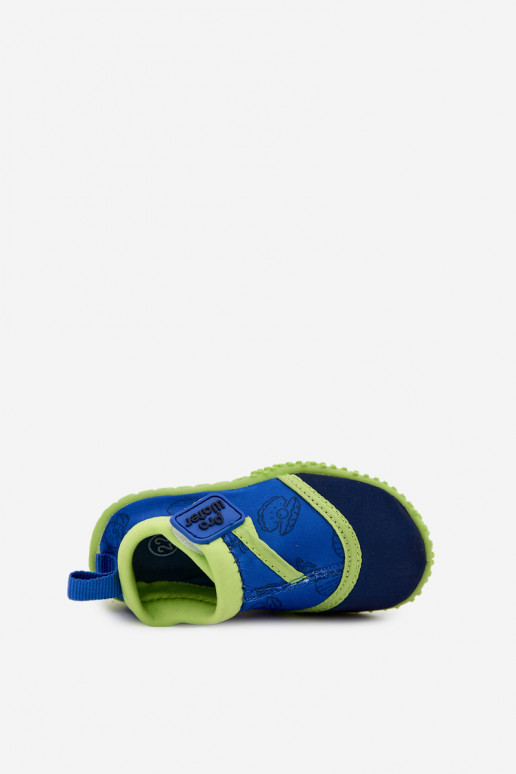 Chaussures pour enfants vertes avec fermetures adhésives PROINATER PRO-26-48-100B
