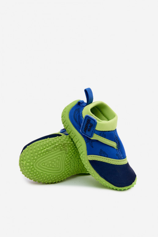 Chaussures pour enfants vertes avec fermetures adhésives PROINATER PRO-26-48-100B