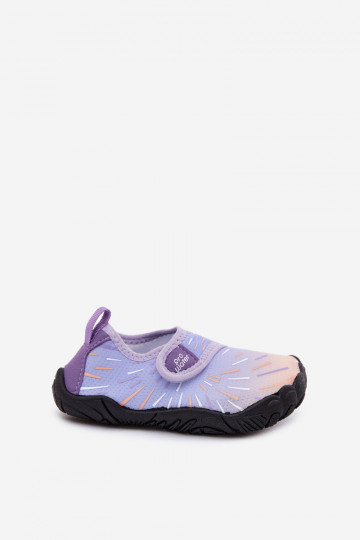 Lila Kinderschuhe mit klebenden Verschlüssen PROINATER PRO-26-48-103K 2