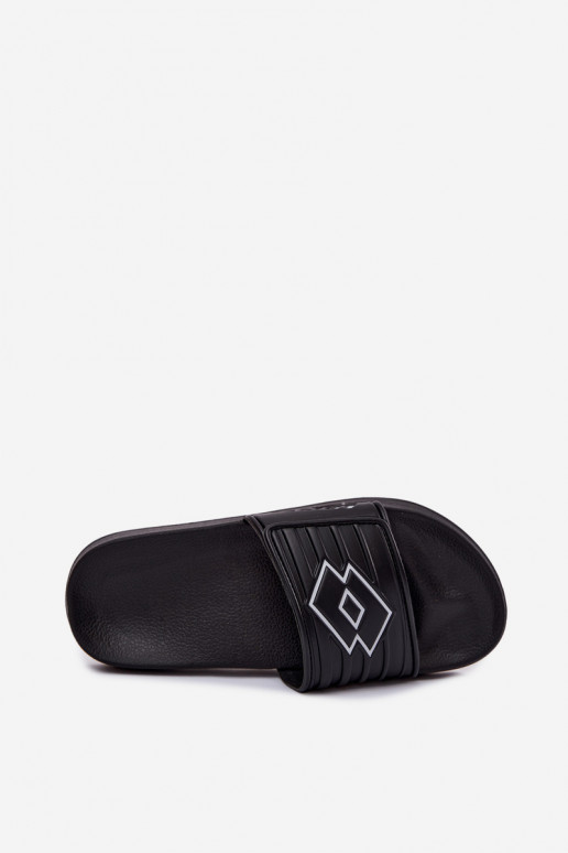Zwarte unisex slippers LOTTO FLYDE 2400940U-1110
