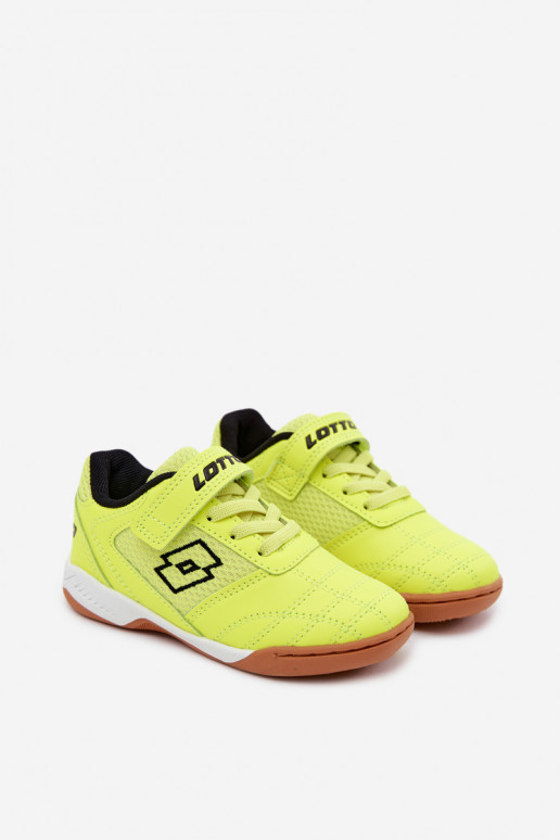 Neon-gelbe Kindersportschuhe LOTTO INHIZZER 2600120K
