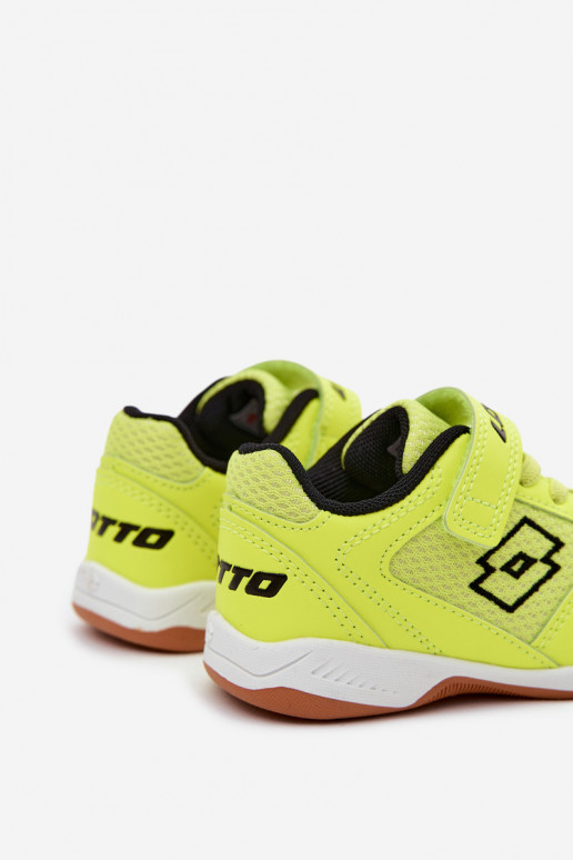 Neon-gelbe Kindersportschuhe LOTTO INHIZZER 2600120K