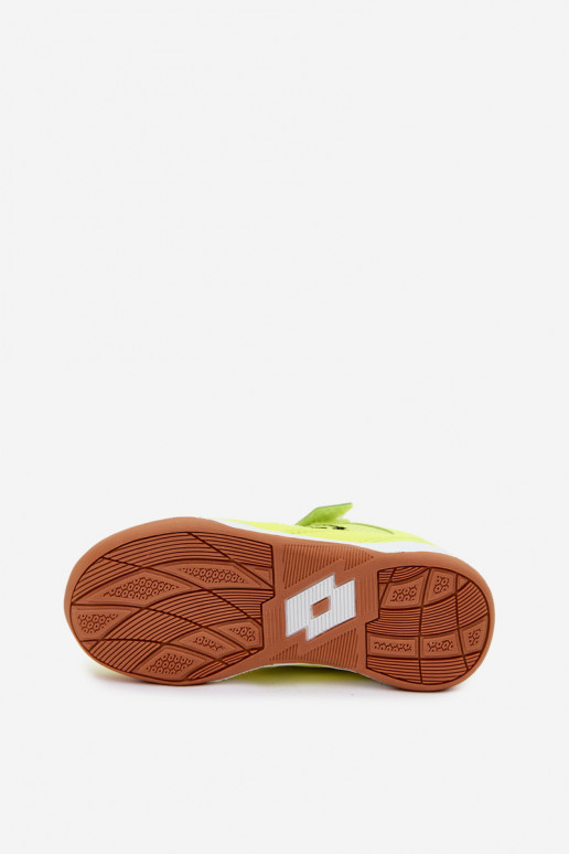 Chaussures de sport pour enfants jaunes néon LOTTO INHIZZER 2600120K
