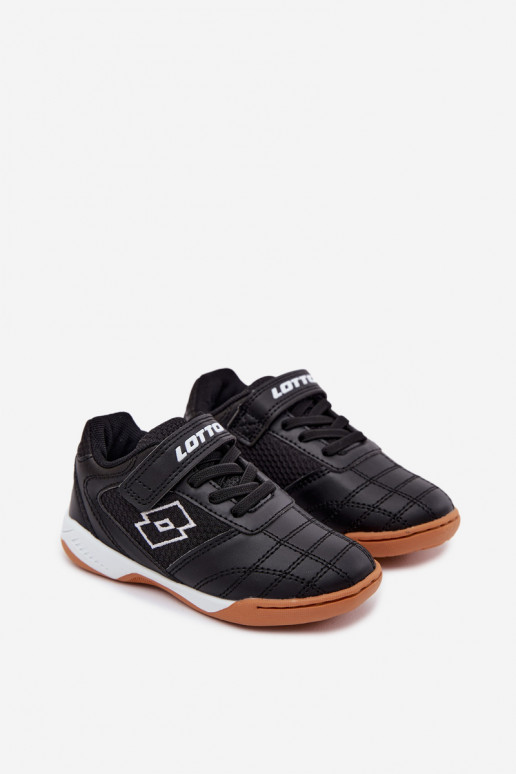 Chaussures de sport pour enfants noires LOTTO INHIZZER 2600120K
