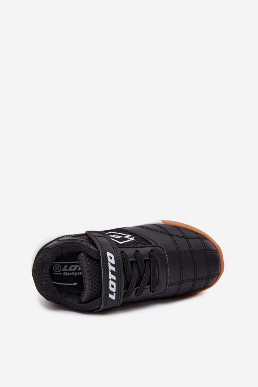 Zwarte kindersportschoenen LOTTO INHIZZER 2600120K
