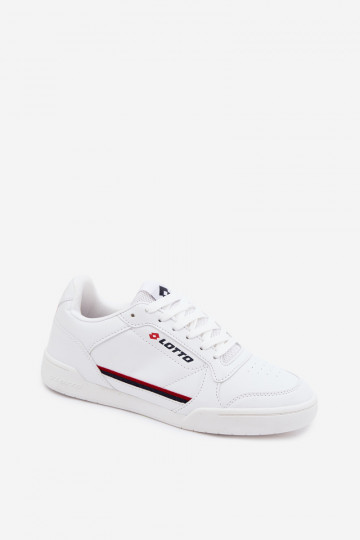 Baskets pour hommes LOTTO NANDU 2400100 couleur blanche