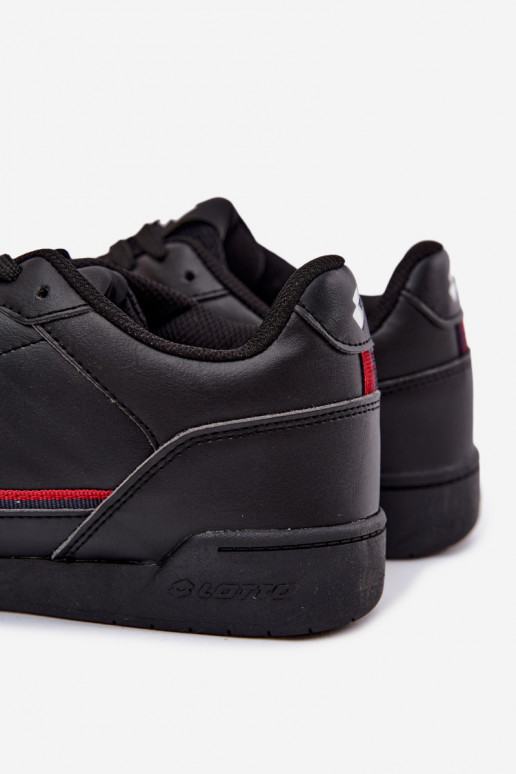 Baskets pour hommes LOTTO NANDU 2400100 couleur noire