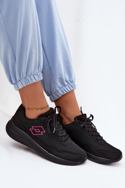 Unisex Sportschuhe LOTTO CONNECT 2400001 schwarze Farbe